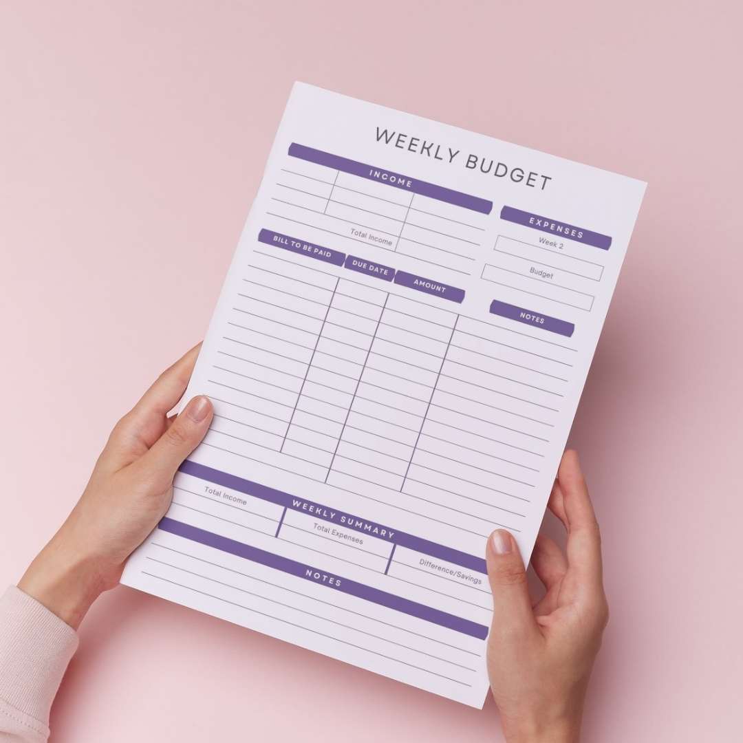 Monthly & Weekly Budget Planner (Digital Download)