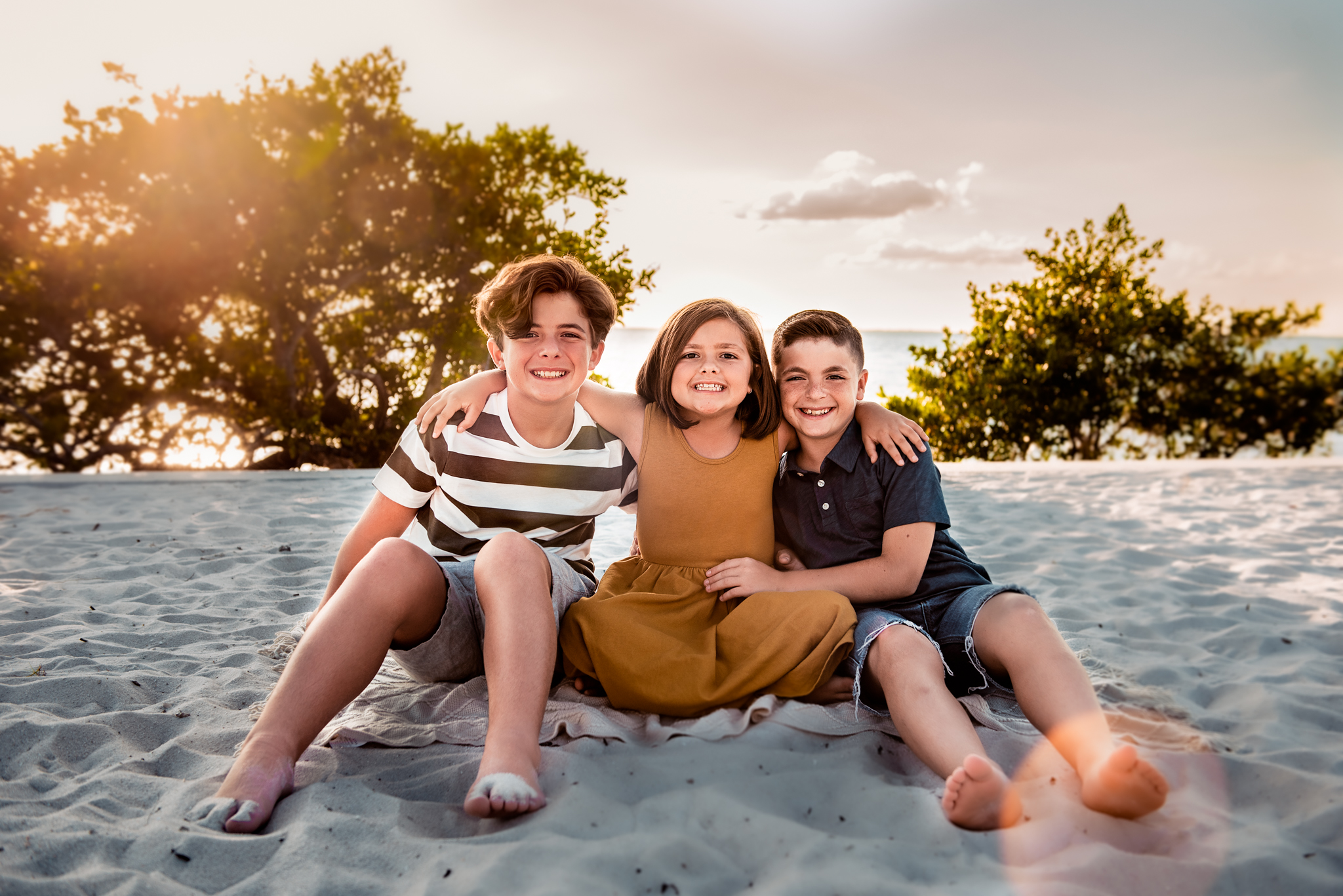 Kids on the Beach in Charlotte County Florida